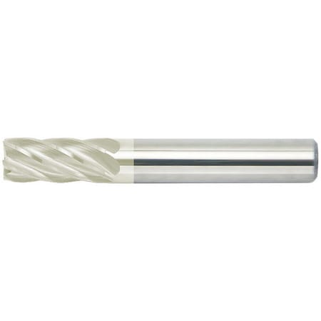 Mastercut Tool 3/8x1x3/8x2-1/2 6FL Square 45 Degree Helix Eccentric Relief Endmill, PowerZ 411-008-4